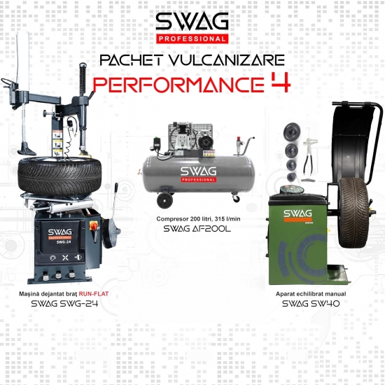 Pachet vulcanizare 24 inch SWAG PERFORMANCE 4 | Autocom Romania