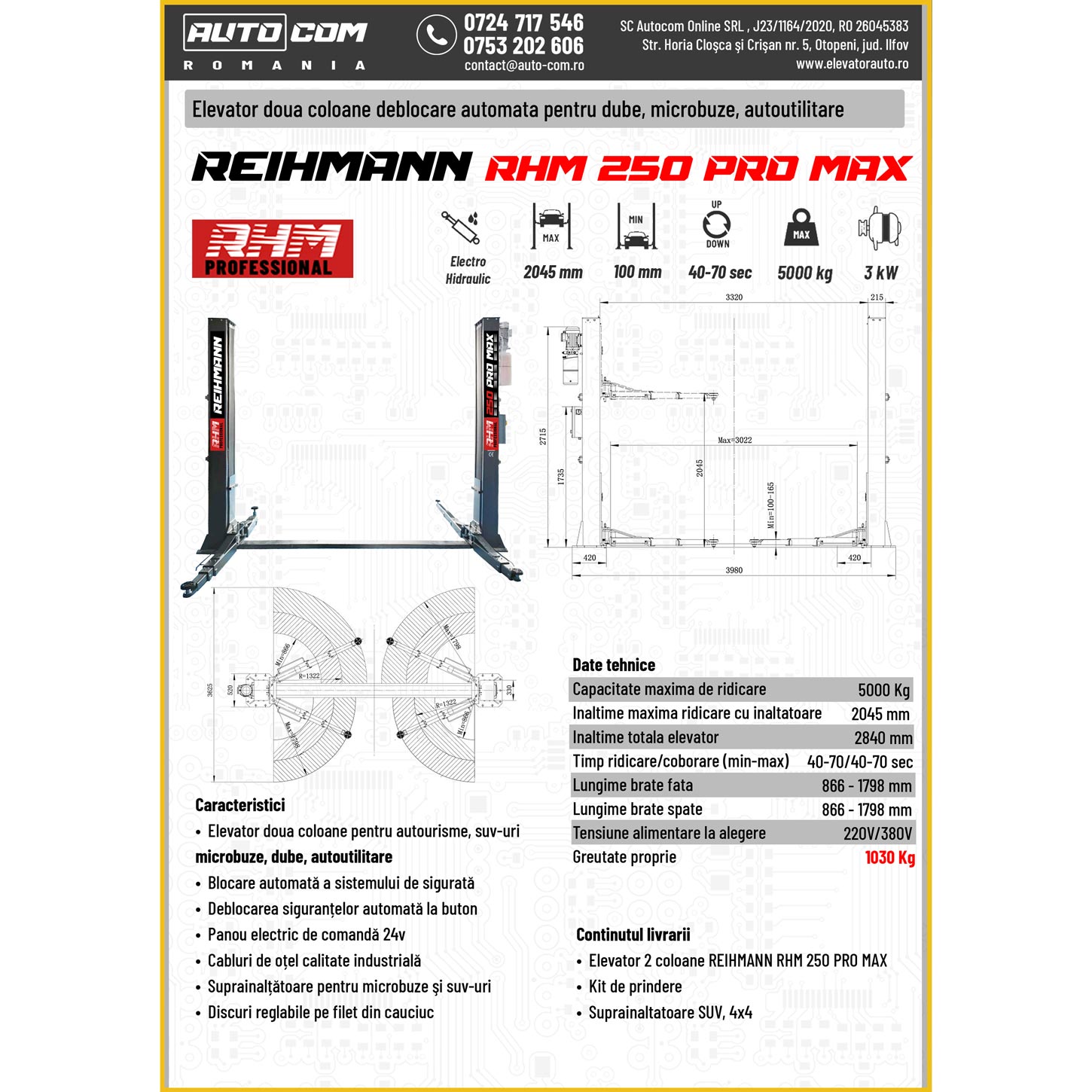 REIHMANN RHM 250 PRO MAX REIHMANN RHM 250 PRO MAX