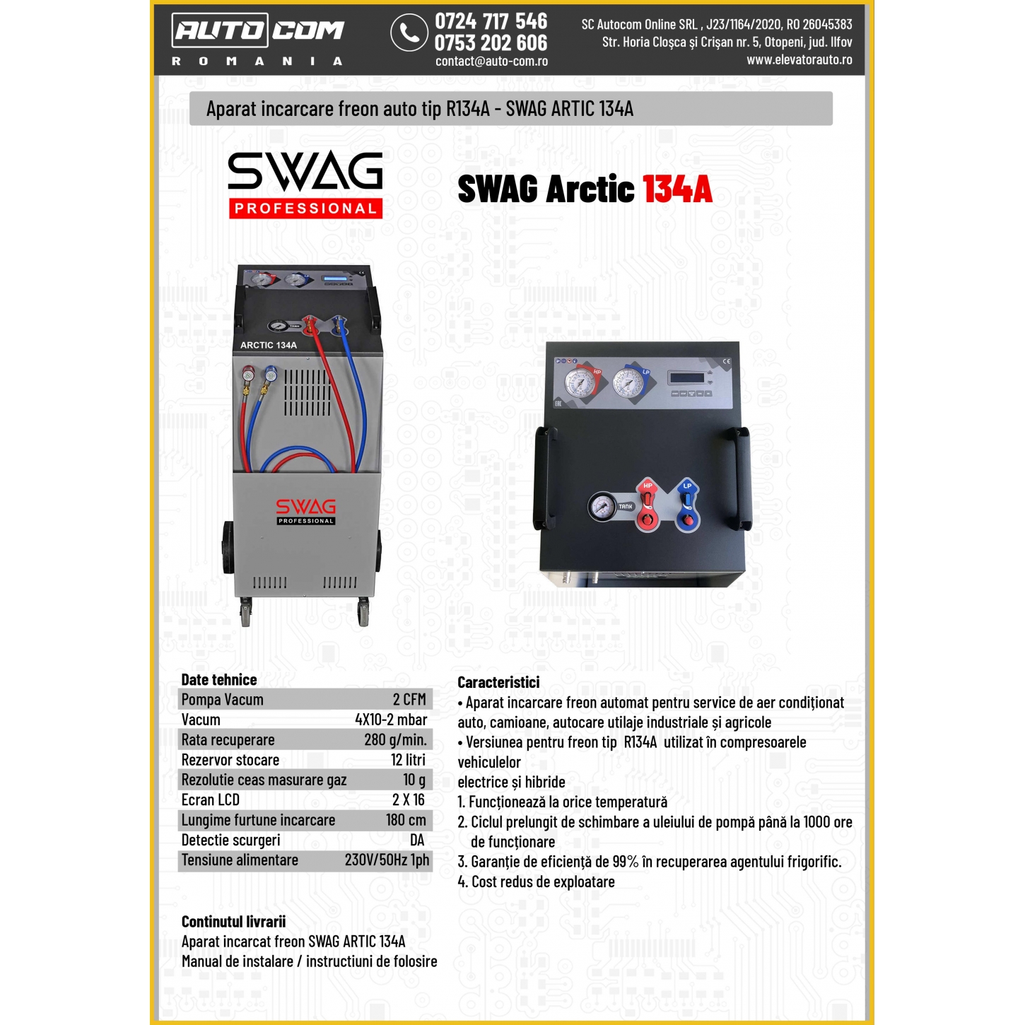 SWAG ARTIC 134A SWAG ARTIC 134A