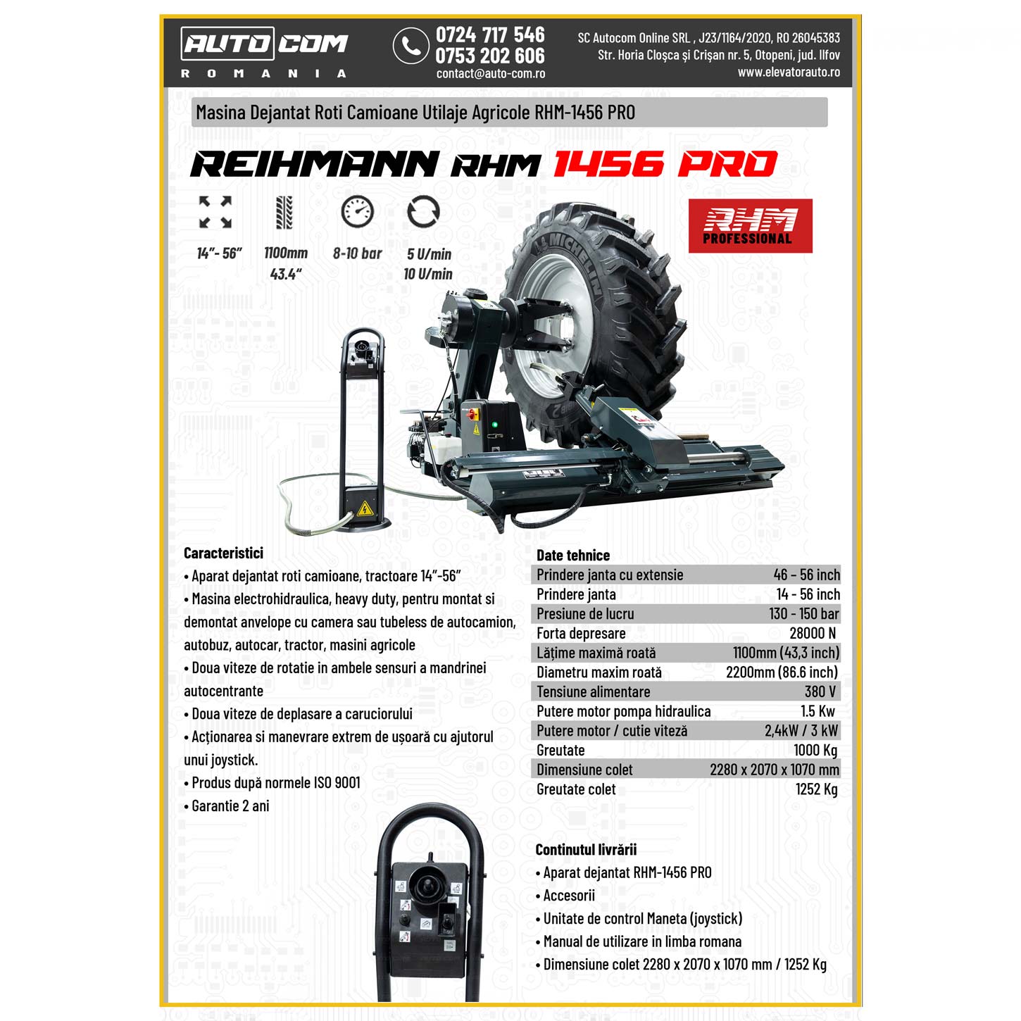 REIHMANN RHM 1456 PRO REIHMANN RHM 1456 PRO
